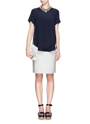 Figure View - Click To Enlarge - 3.1 PHILLIP LIM - Overlap side T-shirt