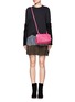 Figure View - Click To Enlarge - GIVENCHY - 'Pandora' mini leather bag