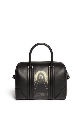 Back View - Click To Enlarge - GIVENCHY - Lucreciz Madonna print leather bag