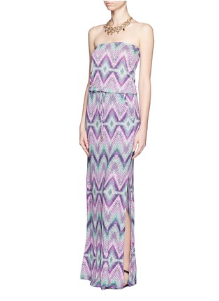 Figure View - Click To Enlarge -  - Cheryl strapless maxi dress