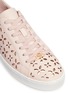 Detail View - Click To Enlarge - MICHAEL KORS - 'Keaton' floral lasercut perforated leather sneakers