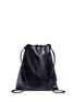 Detail View - Click To Enlarge - A-ESQUE - 'Draw Pack 01' leather drawstring backpack