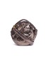 Main View - Click To Enlarge - A-ESQUE - 'Petal Miniature' split handle metallic leather bag