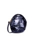 Detail View - Click To Enlarge - A-ESQUE - 'Petal Miniature' colourblock metallic leather bag