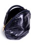  - A-ESQUE - 'Petal Miniature' colourblock metallic leather bag