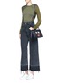 Figure View - Click To Enlarge - A-ESQUE - 'Box Clutch Midi 02 Happy' leather bag