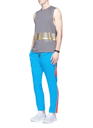 Figure View - Click To Enlarge - THE UPSIDE - Contrast trim performance jogging pants
