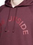 Detail View - Click To Enlarge - THE UPSIDE - Logo print hoodie
