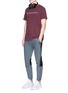 Figure View - Click To Enlarge - THE UPSIDE - 'Pixel' print cotton-linen T-shirt