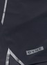 Detail View - Click To Enlarge - DYNE - 'Leoh' reflective trim perforated side shorts