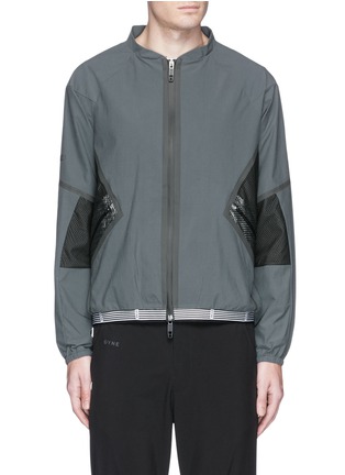 Main View - Click To Enlarge - DYNE - 'Carlson' metallic patch blouson jacket