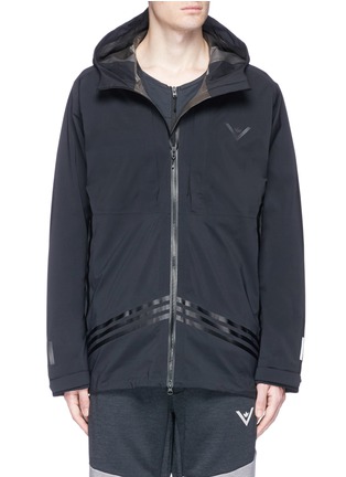 Main View - Click To Enlarge - ADIDAS BY WHITE MOUNTAINEERING - Reflective logo print GORE-TEX® hooded jacket