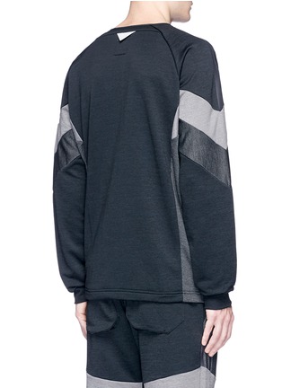 Back View - Click To Enlarge - ADIDAS BY WHITE MOUNTAINEERING - 'Challenger' colourblock reflective print track jacket