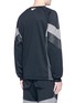 Back View - Click To Enlarge - ADIDAS BY WHITE MOUNTAINEERING - 'Challenger' colourblock reflective print track jacket