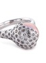 Detail View - Click To Enlarge - TASAKI - 'Wave' diamond freshwater pearl 18k white gold ring