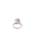  - TASAKI - 'Wave' diamond freshwater pearl 18k white gold ring
