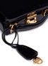  - MARK CROSS - 'Grace Mini Box' interchangeable strap leather trunk