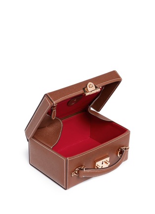 Detail View - Click To Enlarge - MARK CROSS - 'Grace Small Box' saffiano leather trunk