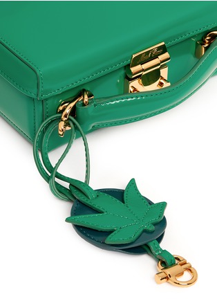  - MARK CROSS - 'Grace Mini Box' leaf clochette leather trunk