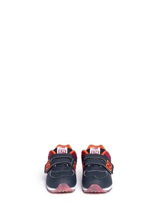 Figure View - Click To Enlarge - NEW BALANCE - '574' leather toddler sneakers