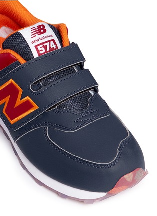 Detail View - Click To Enlarge - NEW BALANCE - '574' leather kids sneakers