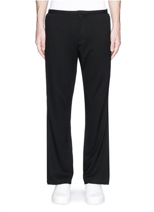 Main View - Click To Enlarge - ACNE STUDIOS - 'Bomere' side zip jersey pants