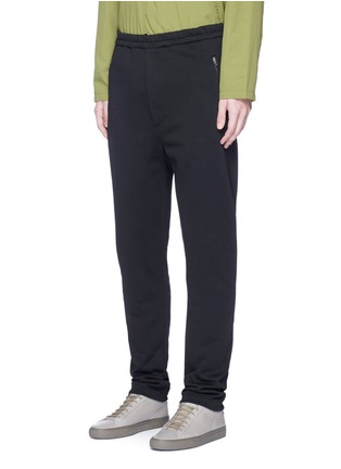 Front View - Click To Enlarge - ACNE STUDIOS - 'Fritz' fleece lined cotton jogging pants
