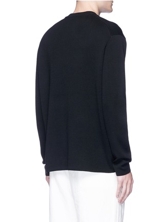 Back View - Click To Enlarge - ACNE STUDIOS - 'Kicha' side zip sweater