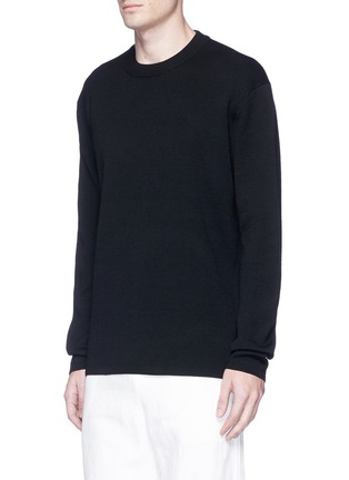 Front View - Click To Enlarge - ACNE STUDIOS - 'Kicha' side zip sweater