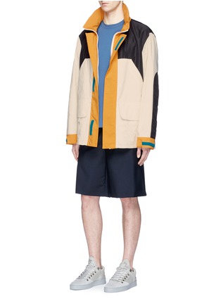 Figure View - Click To Enlarge - ACNE STUDIOS - 'MT2002 Combo' hooded parka
