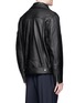 Back View - Click To Enlarge - ACNE STUDIOS - 'Nate' lambskin leather jacket