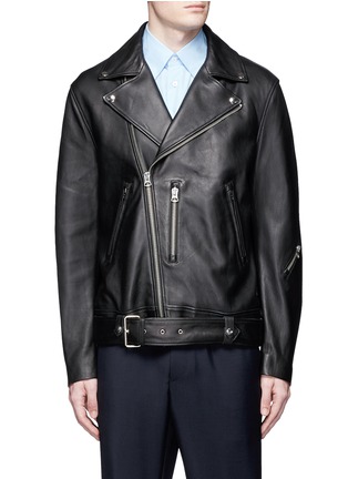Main View - Click To Enlarge - ACNE STUDIOS - 'Nate' lambskin leather jacket