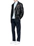 Figure View - Click To Enlarge - ACNE STUDIOS - 'Nate' lambskin leather jacket