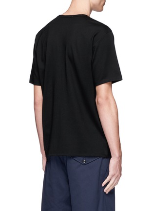 Back View - Click To Enlarge - ACNE STUDIOS - 'Niagara Tech' interlock jersey T-shirt