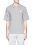 Main View - Click To Enlarge - ACNE STUDIOS - 'Falco Face' embroidered patch polo shirt