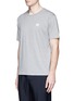 Front View - Click To Enlarge - ACNE STUDIOS - 'Niagara' face patch cotton T-shirt
