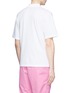 Back View - Click To Enlarge - ACNE STUDIOS - 'Falco Face' emoticon embroidered patch polo shirt