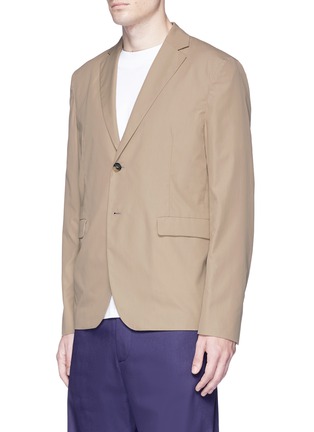 Front View - Click To Enlarge - ACNE STUDIOS - 'Antibes' cotton poplin soft blazer