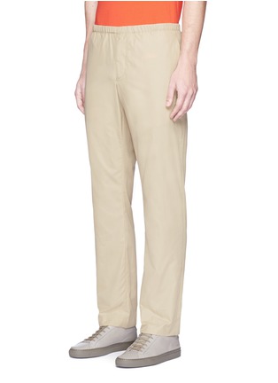 Front View - Click To Enlarge - ACNE STUDIOS - 'Ari Pop' elastic waist cotton pants