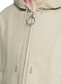 Detail View - Click To Enlarge - ACNE STUDIOS - 'Melt' cotton A-line hooded parka