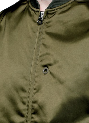 Detail View - Click To Enlarge - ACNE STUDIOS - 'Mylon' padded bomber jacket