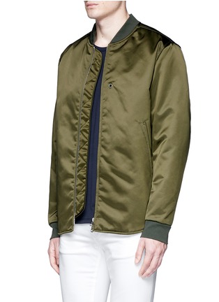Front View - Click To Enlarge - ACNE STUDIOS - 'Mylon' padded bomber jacket