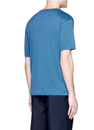 Back View - Click To Enlarge - ACNE STUDIOS - 'Niagara' face patch cotton T-shirt