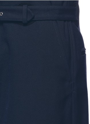 Detail View - Click To Enlarge - ACNE STUDIOS - 'Agden' wide leg cotton twill pants