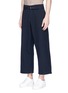 Front View - Click To Enlarge - ACNE STUDIOS - 'Agden' wide leg cotton twill pants