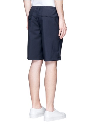 Back View - Click To Enlarge - ACNE STUDIOS - 'Ari' wool-mohair shorts