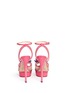 Back View - Click To Enlarge - CHARLOTTE OLYMPIA - x Barbie® 'Pomeline' shoe pompom leather pumps