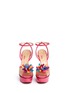 Front View - Click To Enlarge - CHARLOTTE OLYMPIA - x Barbie® 'Pomeline' shoe pompom leather pumps