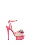 Main View - Click To Enlarge - CHARLOTTE OLYMPIA - x Barbie® 'Pomeline' shoe pompom leather pumps