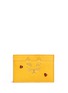 Main View - Click To Enlarge - CHARLOTTE OLYMPIA - 'Feline' ladybug embellished leather card holder